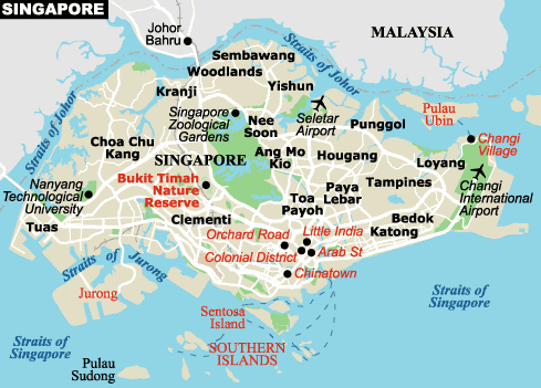 singapore map